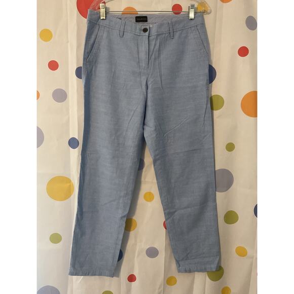 NEW Talbots Size 4 Relaxed Chino Blue - Picture 9 of 9